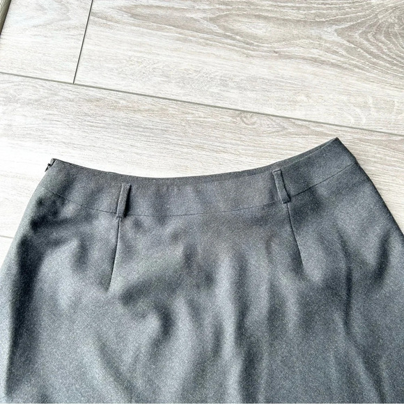 Talbots Stretch Wool Flared  Skater Midi Skirt - Picture 13 of 15
